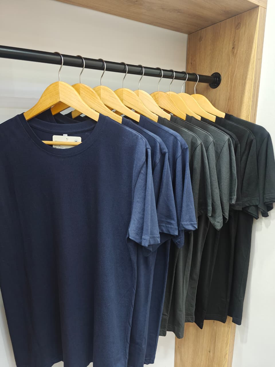 TTI Knitwear T-shirts on a rack at Heimtextil 2026